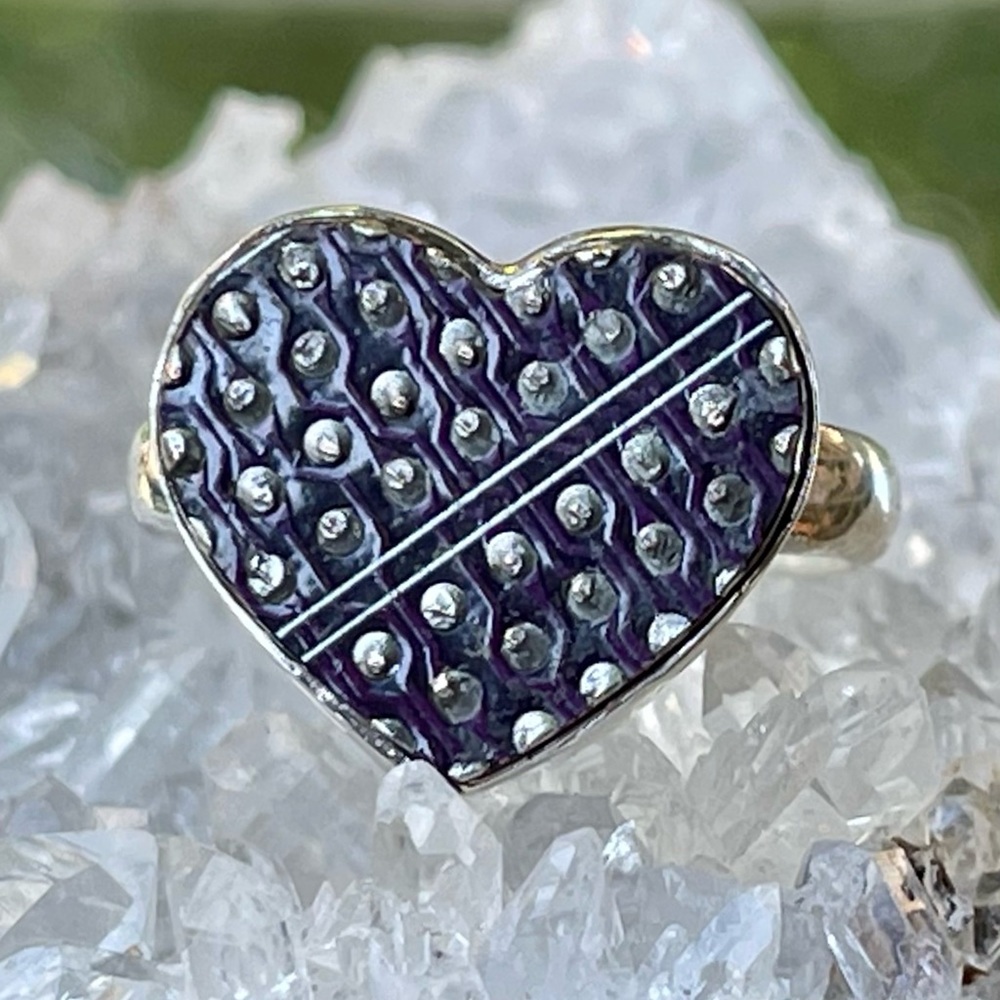 Heart Shaped Usb Circuit Board Computer Chip 925 … - image 4